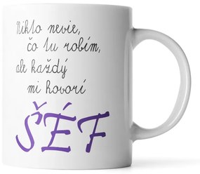 Sablio Hrnek Nikdo neví, co tady dělám, ale každý mi říká šéf - 200 ml - espresso