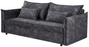 Rozkladacia pohovka APARTMENT 215 cm velvet sivá