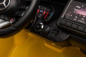 LEAN CARS Autobatérie Mercedes AMG SL63 Yellow Painted