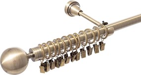 Jednoduchá garniža Elegant antique brass160cm