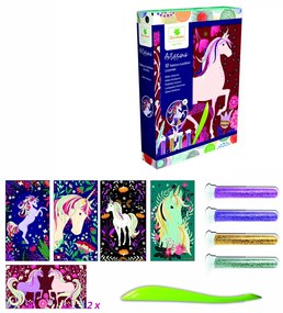 Artissimo - trblietkové pieskovanie - Jednorožce