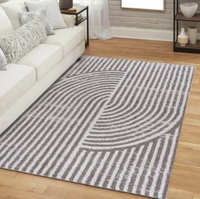 Moderný koberec v béžovej farbe Athos Šírka: 80 cm | Dĺžka: 150 cm