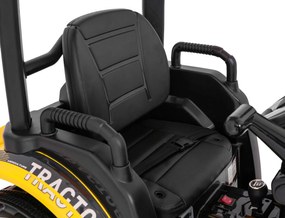 Ramiz MEGA Traktor D68 s prívesom žltý