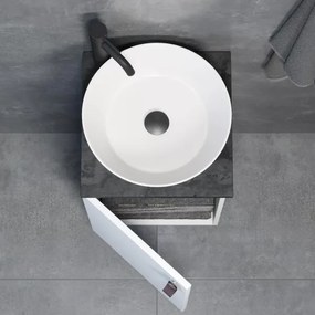 Kúpeľňová skrinka s umývadlom TAARNHOLM biela