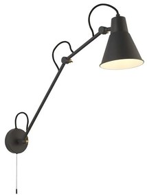 Searchlight 7403GY - Nástenná lampa SWING ARM 1xE27/20W/230V antracit