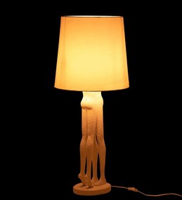 Biela stolná lampa súsošia ľudského páru Figurines – Ø 24*90 cm E27 / 60W