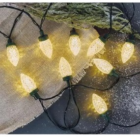 LED Vonkajšia vianočná reťaz 50xLED/8 funkcií 14,8 m IP44 teplá biela