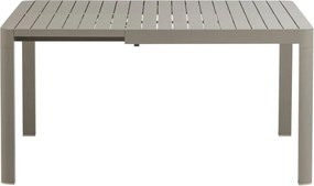 Kovový záhradný jedálenský stôl 150x150 cm Ovara – WOOOD