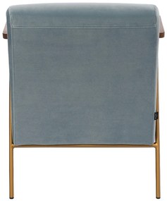 DUKA KRESLO ARTIES MODRÉ 61X79X75CM MODRÁ, ZLATÁ