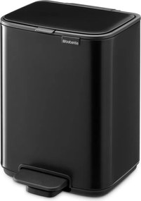 Matne čierny pedálový oceľový odpadkový kôš 4 l Bo – Brabantia