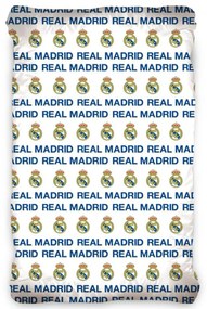 Jersey Futbalová plachta Real Madrid biela 90x200 cm