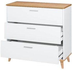 Livarno®  Komoda Corfu, 80 x 75 x 33 cm + Tv stolík Corfu, 113 x 60,5 x 33 cm  (800011142)