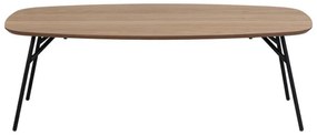 Konferenční stolek Caracas 120 cm dub olejovaný/černý