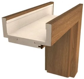 Obložková zárubňa Naturel 80 cm, výška 210 pre hrúbku steny 9,5-11,5 cm pravá O2OK80P210