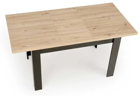 Jedálenský stôl Aseado, dub artisan / čierna
