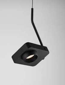 LED stmievateľné čierne dizajnové svietidlo Kedros