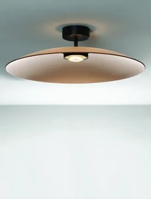 LED čierno-moca hnedé moderné stropné svietidlo Polifemo 60