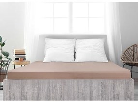 4Home jersey prestieradlo Ideál orechová, 180 x 200 cm