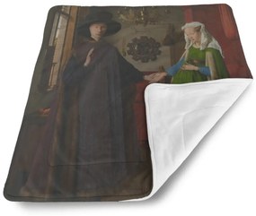 Sablio Deka pre bábätko Svadba manželov - Jan van Eyck - 80x100 cm