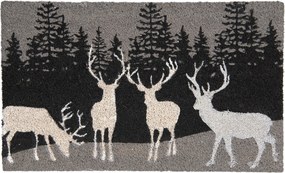 Kokosová rohož sa soby - 75 * 45 * 1 cm