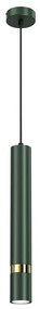 Závesné svietidlo na lanku JOKER 1xGU10/25W/230V zelené/zlaté