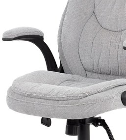 BONTEC Kancelárske kreslo, synchrónny mechanizmus, strieborná látka, KA-G303 SIL2 Farba: Strieborná
