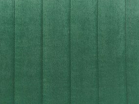 Zamatový taburet zelený DAYTON Beliani