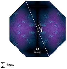 Protišmyková herná podložka pod kreslo DUNMOON - 120 cm