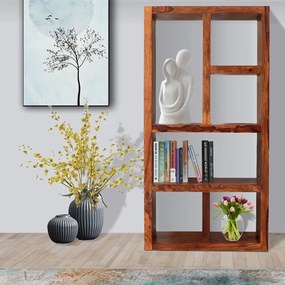 furniture-nabytek.cz - Knižnica z masívu 90x180x35 z dreva palisander
