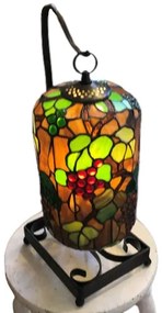 Dekoračná stolná tiffany lampa GRAPE 45*Ø17