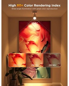 SADA 2x LED RGBWW Stmievateľná žiarovka GU10/4,8W/230V 2700-6500K Wi-Fi - Govee