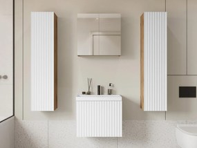 Kúpelňový nábytok Damysos II XL, Farby: biela, Sifón: so sifónom, Umývadlová batéria: nie