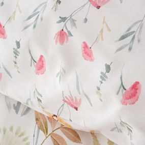 Krémové obliečky na dvojlôžko/predĺžené 230x220 cm Ella Poppy – Catherine Lansfield