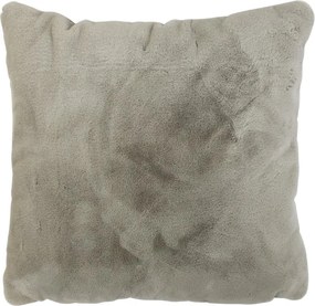 Šedý vankúš štvorcový Taupe - 45 * 45 * 15cm