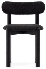 Čierne jedálenské stoličky v súprave 2 ks Nebai – Kave Home