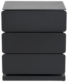 Čierna kovová komoda 37x45x26 cm Joey – Spinder Design