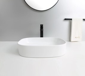 Erga Nancy, umývadlo na dosku 510x370x120 mm, biela lesklá, ERG-V03-9611-WH