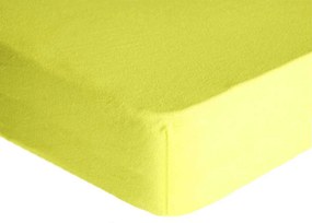 Prestieradlo, Froté Premium, svetlo žlté 70 x 140 cm