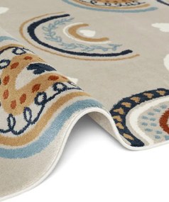 Koberec Hanse Home ADVENTURES BOWIE béžový / modrý