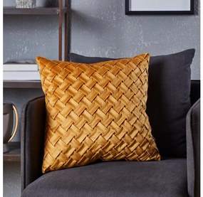 Eglo 420001 - Dekoračný vankúš ILES 45x45 cm žltá