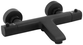 Livarno home Sprchová/Vaňová batéria s termostatom (vaňová batéria, čierna)  (100393709)