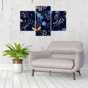 Obraz - Jesenné kvety (90x60 cm)