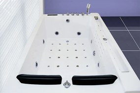 Terra Hydromasážna vírivá vaňa Fenix 606BH 180x120 s ohrevom vody, ľavá