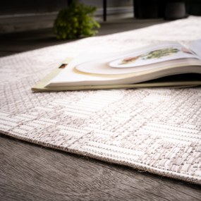 Obsession, AKCIA: 120x170 cm Kusový koberec My Tallinn 542 Taupe - na von aj na doma, béžová, chodba / predsieň