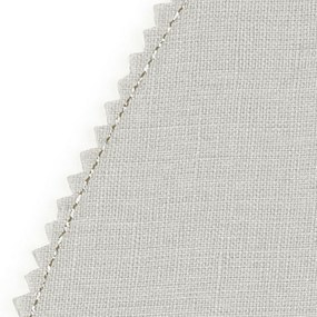 Ľanové prestieranie javorový list svetlo sivá so zlatom 37x37cm