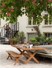 Hliníkový záhradný jedálenský stôl 100x220 cm Delta - Exotan