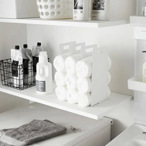 Biele kovové stojany na uteráky v súprave 2 ks Tower – YAMAZAKI