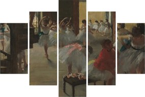 Obraz - Edgar Degas, The Dance Class, reprodukcia (150x105 cm)