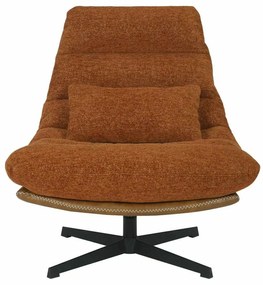 Otočné křeslo FELICIA skořicové