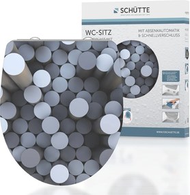 Eisl Sanitär WC sedadlo Duroplast Soft Close Round Dips High Gloss 82593